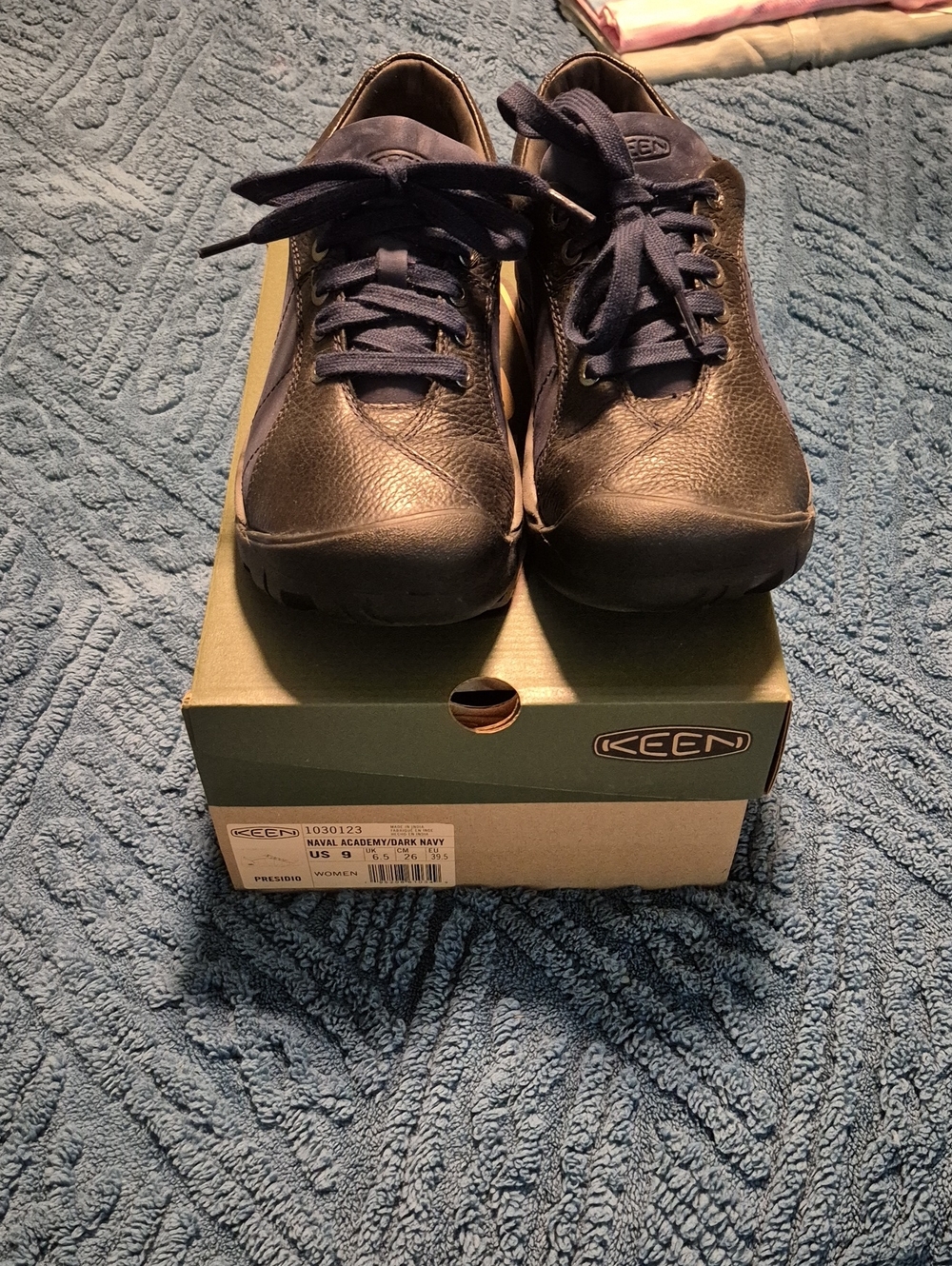 Keen Presidio Naval Academy Dark Navy Sz 9 In Box